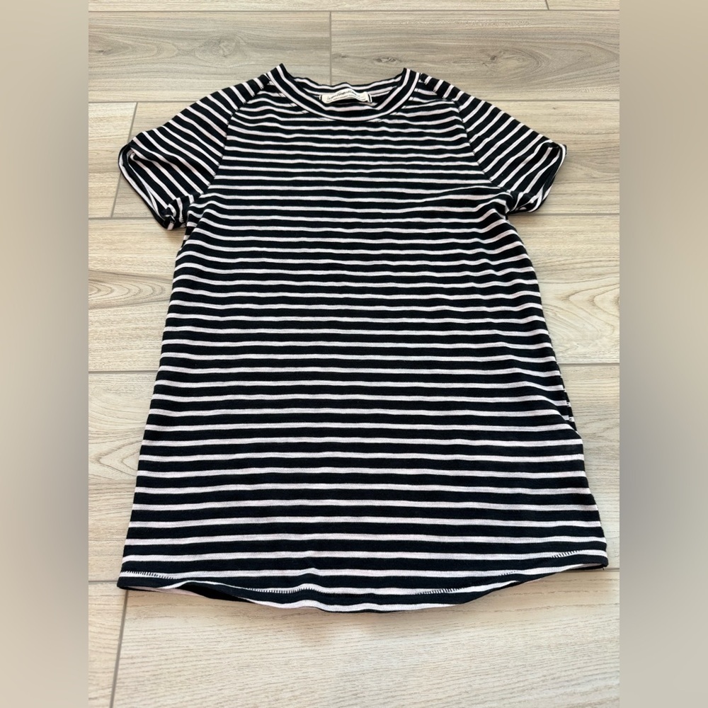 Free People We the Free Striped Crew Neck T-Shirt